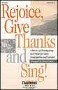 Rejoice Give Thanks and Sing SATB choral sheet music cover